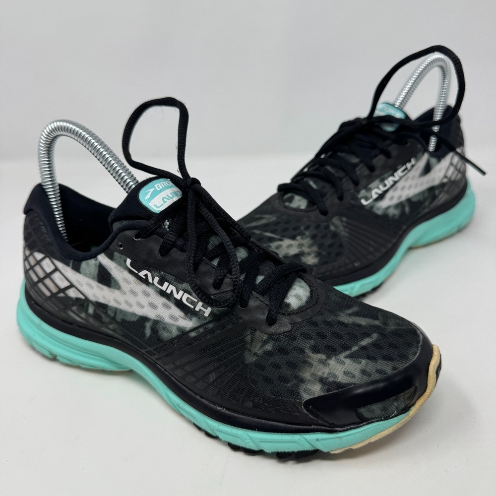 Brooks Launch 3 Running Shoes Sneakers Mint Green‎ Black Women's Size 6